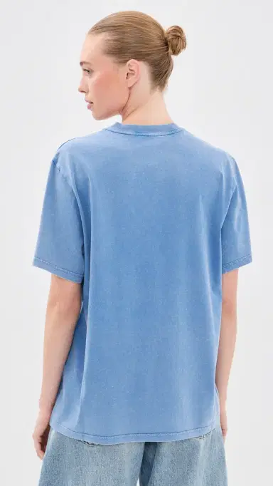 Stella McCartney Abbey Road Boyfriend T-Shirt Washed ight Blue | Thumbnail 4 Stella McCartney Abbey Road Boyfriend T-Shirt Washed ight Blue | Thumbnail 4