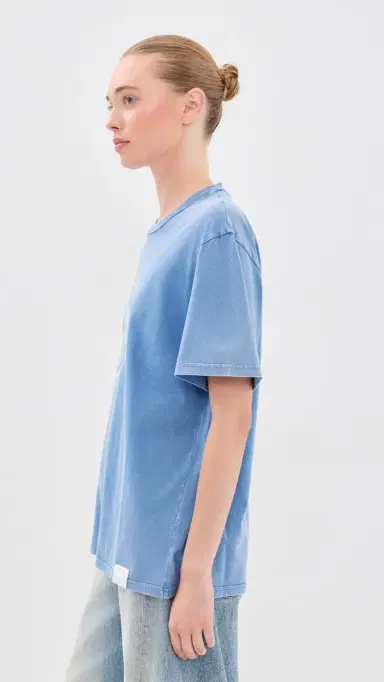 Stella McCartney Abbey Road Boyfriend T-Shirt Washed ight Blue | Thumbnail 5 Stella McCartney Abbey Road Boyfriend T-Shirt Washed ight Blue | Thumbnail 5