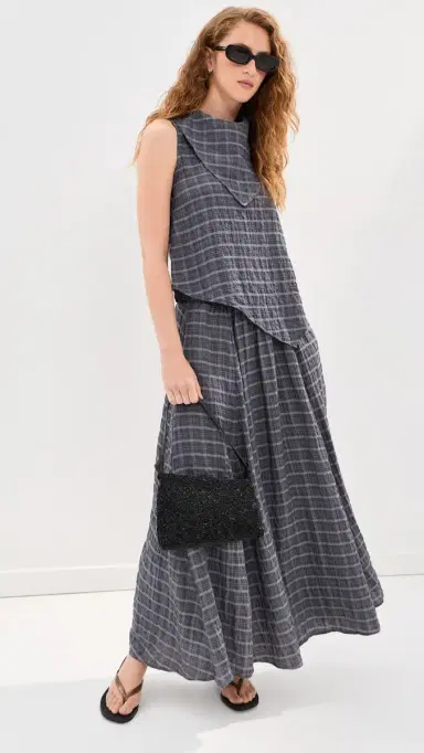 LE BOP Martha Checked Skirt | Thumbnail 5 LE BOP Martha Checked Skirt | Thumbnail 5