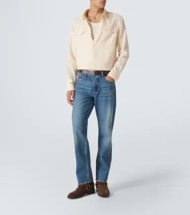 Frame Mid-rise straight jeans | Thumbnail 3 Frame Mid-rise straight jeans | Thumbnail 3
