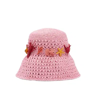 Aquazzura Embellished crochet bucket hat | Thumbnail 1 Aquazzura Embellished crochet bucket hat | Thumbnail 1