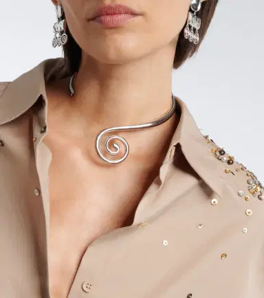 Déhanche Déhanche Koru sterling silver choker | Thumbnail 4 Déhanche Déhanche Koru sterling silver choker | Thumbnail 4