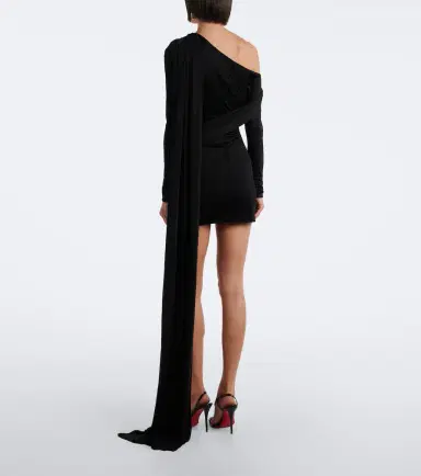David Koma Embellished one-shoulder minidress | Thumbnail 3 David Koma Embellished one-shoulder minidress | Thumbnail 3