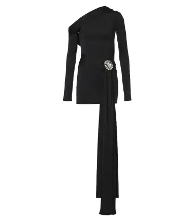 David Koma Embellished one-shoulder minidress | Thumbnail 1 David Koma Embellished one-shoulder minidress | Thumbnail 1