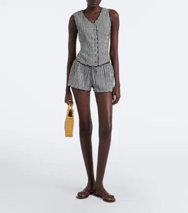Montce Gingham scalloped shorts | Thumbnail 6 Montce Gingham scalloped shorts | Thumbnail 6
