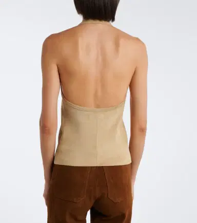 STOULS Cherry halterneck suede top | Thumbnail 5 STOULS Cherry halterneck suede top | Thumbnail 5