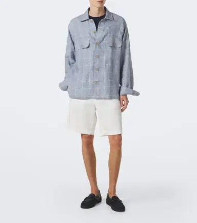 Ralph Lauren Purple Label Checked linen jacket | Thumbnail 5 Ralph Lauren Purple Label Checked linen jacket | Thumbnail 5