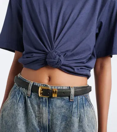 Magda Butrym Cropped cotton-blend T-shirt | Thumbnail 5 Magda Butrym Cropped cotton-blend T-shirt | Thumbnail 5