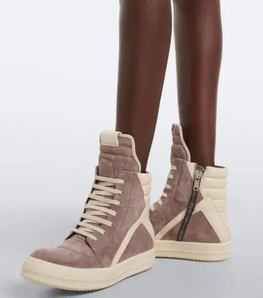 Rick Owens Geobasket suede high-top sneakers | Thumbnail 5 Rick Owens Geobasket suede high-top sneakers | Thumbnail 5