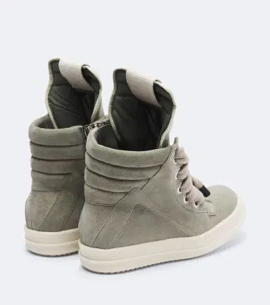 Rick Owens Geobasket suede high-top sneakers | Thumbnail 4 Rick Owens Geobasket suede high-top sneakers | Thumbnail 4