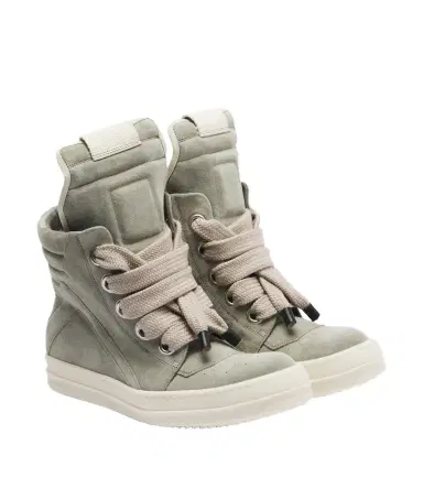 Rick Owens Geobasket suede high-top sneakers | Thumbnail 1 Rick Owens Geobasket suede high-top sneakers | Thumbnail 1