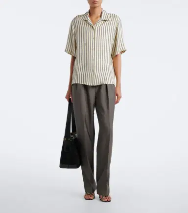 Versace Wool and mohair straight pants | Thumbnail 2 Versace Wool and mohair straight pants | Thumbnail 2