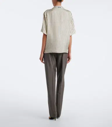 Versace Wool and mohair straight pants | Thumbnail 4 Versace Wool and mohair straight pants | Thumbnail 4