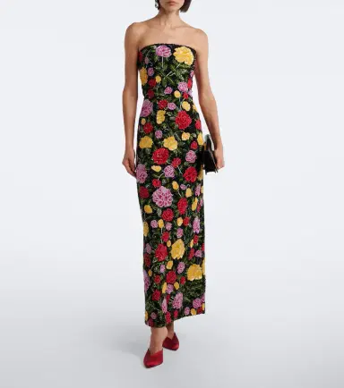 LA FUORI Là Fuori Maison Rose embellished bustier gown | Thumbnail 3 LA FUORI Là Fuori Maison Rose embellished bustier gown | Thumbnail 3