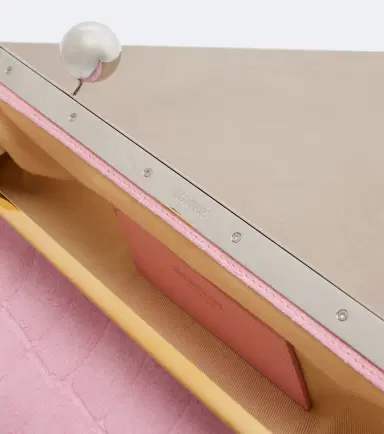 Jacquemus Salon croc-effect suede clutch | Thumbnail 2 Jacquemus Salon croc-effect suede clutch | Thumbnail 2