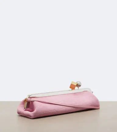Jacquemus Salon croc-effect suede clutch | Thumbnail 4 Jacquemus Salon croc-effect suede clutch | Thumbnail 4