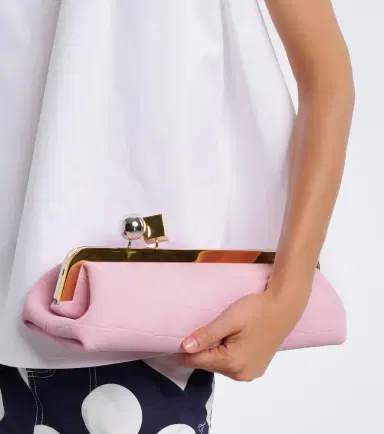Jacquemus Salon croc-effect suede clutch | Thumbnail 5 Jacquemus Salon croc-effect suede clutch | Thumbnail 5