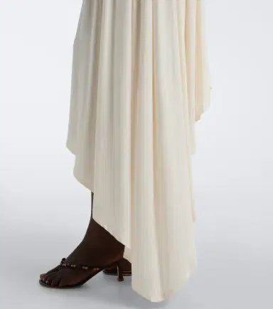 Aya Muse Elya asymmetric pleated midi skirt | Thumbnail 3 Aya Muse Elya asymmetric pleated midi skirt | Thumbnail 3
