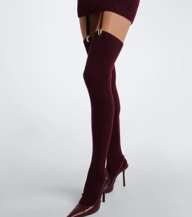 Aya Muse Cursa ribbed-knit wool minidress and tights set | Thumbnail 3 Aya Muse Cursa ribbed-knit wool minidress and tights set | Thumbnail 3