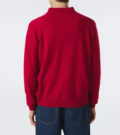 Sunspel Cashmere polo sweater | Thumbnail 4 Sunspel Cashmere polo sweater | Thumbnail 4