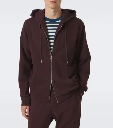Sunspel Loopback cotton hoodie | Thumbnail 2 Sunspel Loopback cotton hoodie | Thumbnail 2