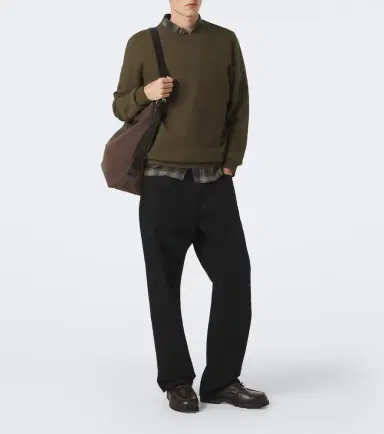 Sunspel Loopback cotton sweatshirt | Thumbnail 4 Sunspel Loopback cotton sweatshirt | Thumbnail 4