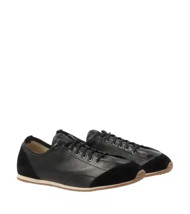 Lemaire Gummy Grips suede-trimmed leather sneakers | Thumbnail 1 Lemaire Gummy Grips suede-trimmed leather sneakers | Thumbnail 1