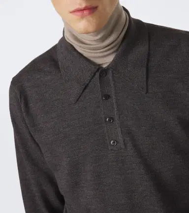 Lemaire Wool polo sweater | Thumbnail 2 Lemaire Wool polo sweater | Thumbnail 2