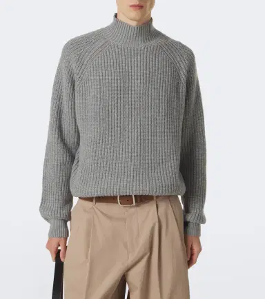 Allude Wool and cashmere turtleneck sweater | Thumbnail 4 Allude Wool and cashmere turtleneck sweater | Thumbnail 4