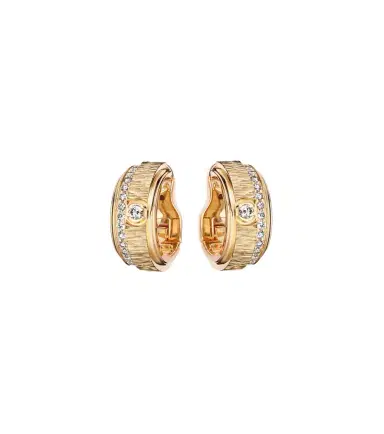 Piaget Possession Decor Palace 18kt rose gold hoop earrings with diamonds | Thumbnail 1 Piaget Possession Decor Palace 18kt rose gold hoop earrings with diamonds | Thumbnail 1