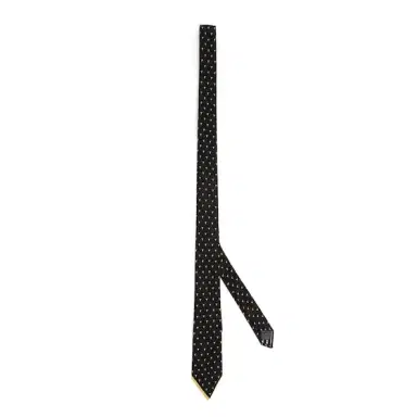 Fendi Tie with ivory jacquard Cuneo motif, a stylistic code | Thumbnail 1 Fendi Tie with ivory jacquard Cuneo motif, a stylistic code | Thumbnail 1