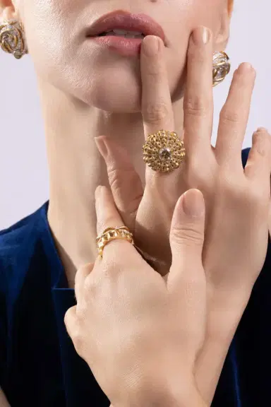 CICADA Brown Diamond Dome Ring | Thumbnail 3 CICADA Brown Diamond Dome Ring | Thumbnail 3