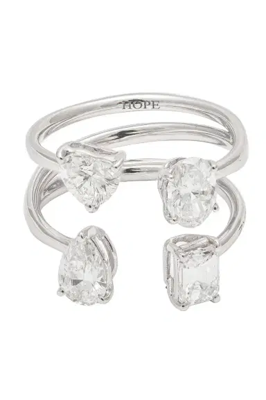 Zydo Diamond Open Hope Ring | Thumbnail 1 Zydo Diamond Open Hope Ring | Thumbnail 1