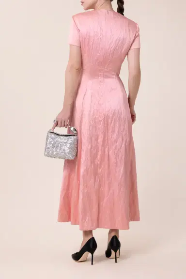 Erdem Textured Short Sleeve Dress | Thumbnail 4 Erdem Textured Short Sleeve Dress | Thumbnail 4