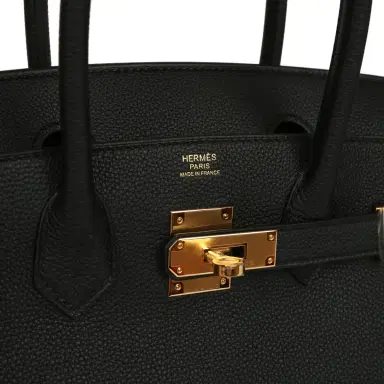 HERMÈS Hermes Birkin 30 Black Togo Gold Hardware | Thumbnail 7 HERMÈS Hermes Birkin 30 Black Togo Gold Hardware | Thumbnail 7