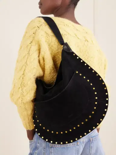 Isabel Marant Oskan Embellished Suede Shoulder Bag | Thumbnail 2 Isabel Marant Oskan Embellished Suede Shoulder Bag | Thumbnail 2