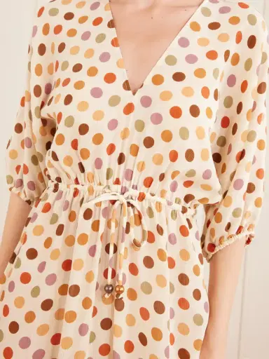 Eres Unexpected Polka-dot Silk-muslin Coverup | Thumbnail 4 Eres Unexpected Polka-dot Silk-muslin Coverup | Thumbnail 4