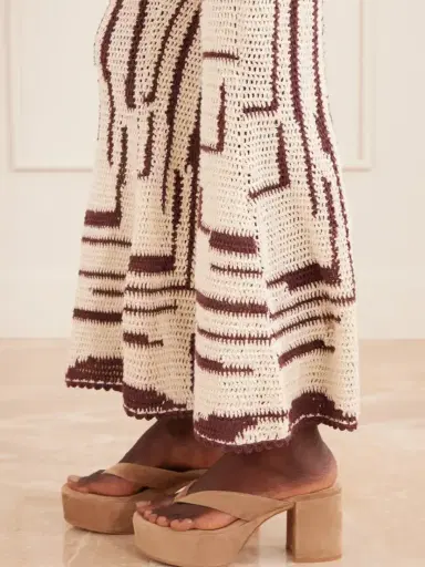 ALIX OF BOHEMIA Farah Crocheted Cotton Flared Pants | Thumbnail 5 ALIX OF BOHEMIA Farah Crocheted Cotton Flared Pants | Thumbnail 5