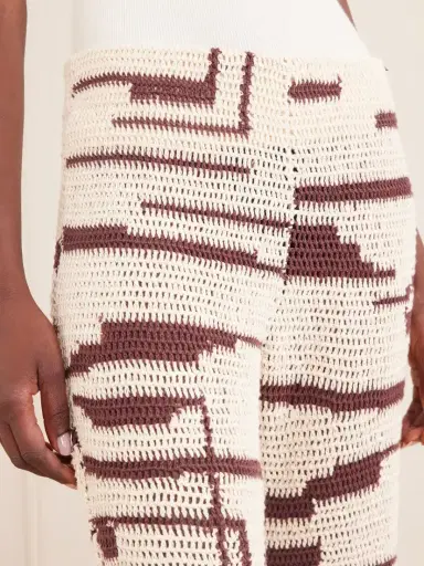 ALIX OF BOHEMIA Farah Crocheted Cotton Flared Pants | Thumbnail 6 ALIX OF BOHEMIA Farah Crocheted Cotton Flared Pants | Thumbnail 6