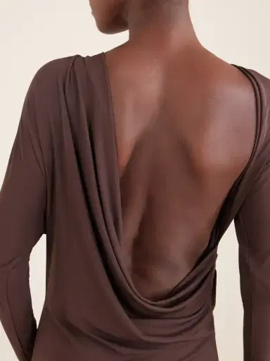 Alex Perry Open-back Draped Jersey Mini Dress | Thumbnail 4 Alex Perry Open-back Draped Jersey Mini Dress | Thumbnail 4