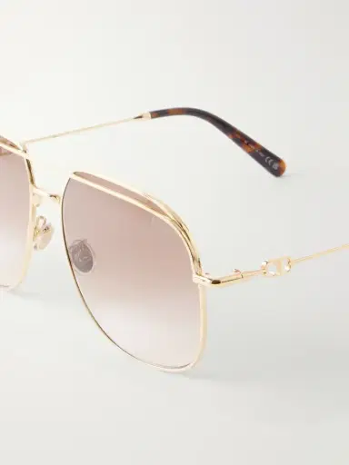 DIOR Eyewear Petit Cd A1u Square-frame Gold-tone Sunglasses | Thumbnail 3 DIOR Eyewear Petit Cd A1u Square-frame Gold-tone Sunglasses | Thumbnail 3
