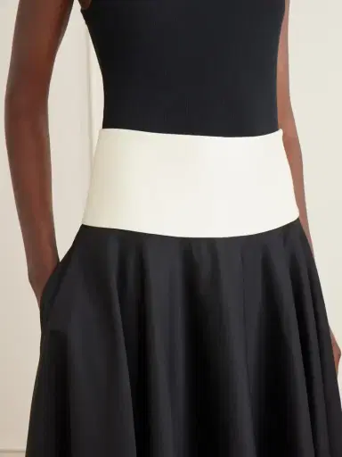Abadia Pleated Cotton-poplin Midi Skirt | Thumbnail 6 Abadia Pleated Cotton-poplin Midi Skirt | Thumbnail 6