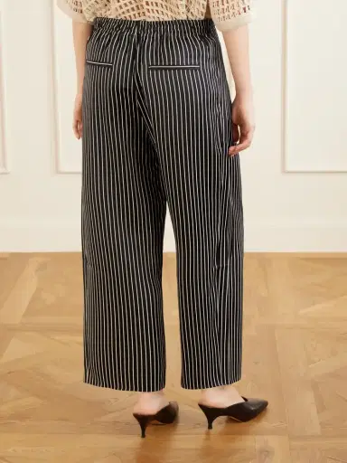 Maria McManus Balloon Drawstring Habotai Wide-leg Pants | Thumbnail 4 Maria McManus Balloon Drawstring Habotai Wide-leg Pants | Thumbnail 4