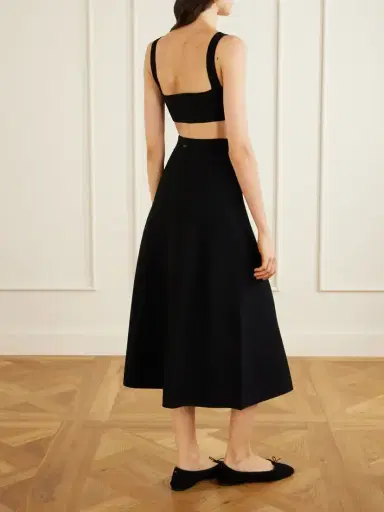 Galvan Nyx Ribbed Cropped Top | Thumbnail 3 Galvan Nyx Ribbed Cropped Top | Thumbnail 3