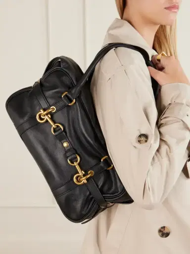 Burberry Embellished Leather Shoulder Bag | Thumbnail 2 Burberry Embellished Leather Shoulder Bag | Thumbnail 2