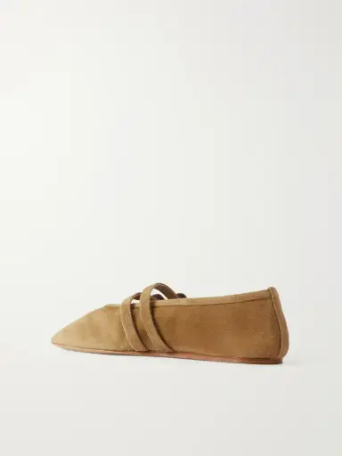 Le Monde Béryl Claudia Buckle-detail Suede Ballet Flats | Thumbnail 3 Le Monde Béryl Claudia Buckle-detail Suede Ballet Flats | Thumbnail 3