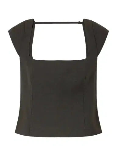 St. Agni Open-back Wool-blend Blouse | Thumbnail 1 St. Agni Open-back Wool-blend Blouse | Thumbnail 1