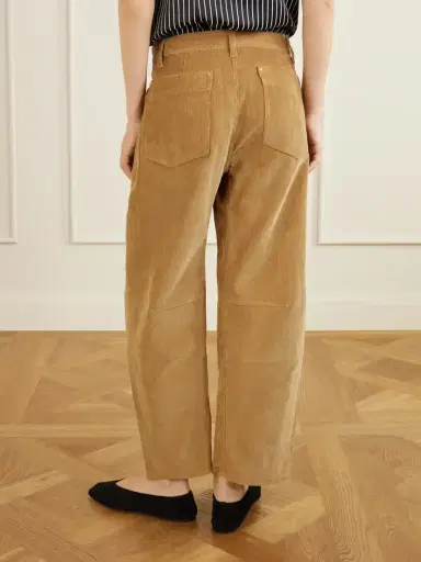 Maria McManus Crescent Corduroy Organic-cotton Wide-leg Pants | Thumbnail 4 Maria McManus Crescent Corduroy Organic-cotton Wide-leg Pants | Thumbnail 4