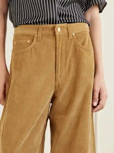 Maria McManus Crescent Corduroy Organic-cotton Wide-leg Pants | Thumbnail 5 Maria McManus Crescent Corduroy Organic-cotton Wide-leg Pants | Thumbnail 5
