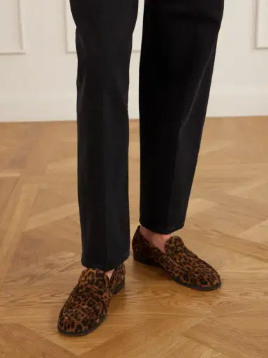 Gianvito Rossi George Nuit Leopard-print Suede Loafers | Thumbnail 2 Gianvito Rossi George Nuit Leopard-print Suede Loafers | Thumbnail 2